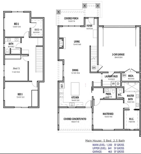 Montana Main House floor plan