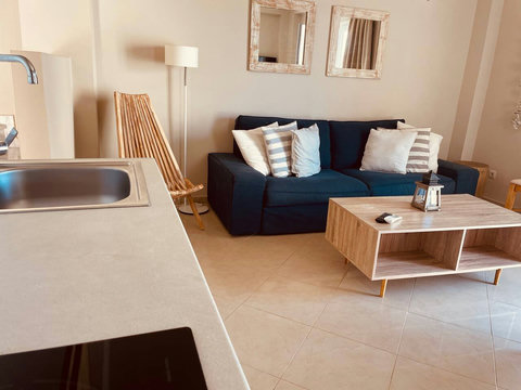 Kitchen and Living Room