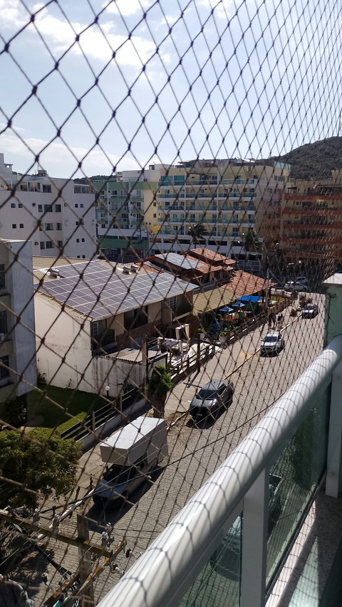 Vista da varanda da suíte.