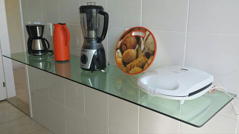 Cozinha equipada com os principais eletrodoméstico para lhe proporcionar a melhor experiência possível!