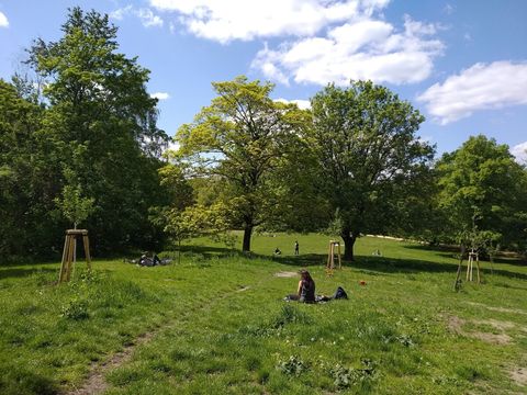 Anton-Saefkow Park, only 5 Minutes walk from our apartment.