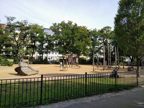 Playground at the Volkspark Friedrichshain
