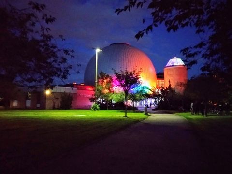 Planetarium in the park next door