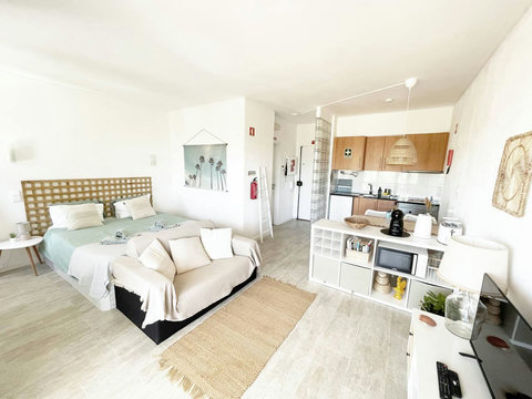 Studio: View while entering the studio from the balcony.