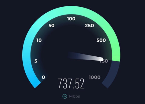 Ultra fast wifi speed, always above 500 Mbps and ranging from 500 to 1000 Mbps. Suitable for guests traveling for work or a group of guests with many devices