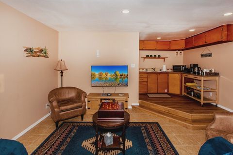Watch your favorite shows on one of the many streaming services, or challenge a friend to a game of chess in the cozy seating area. 