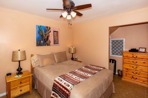 Get a good night's sleep in this comfortable queen bed. Interior bedroom is perfect for those who like complete darkness or like to sleep in late.