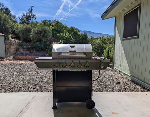 Gas grill shared by both Balcony and Hacienda Suite guests.
