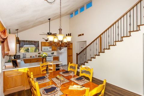 A bright, open space welcomes you for morning coffee.