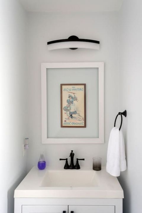 First-floor bath