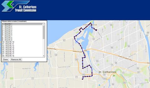 St. Catharines Transit Bus Route # 1