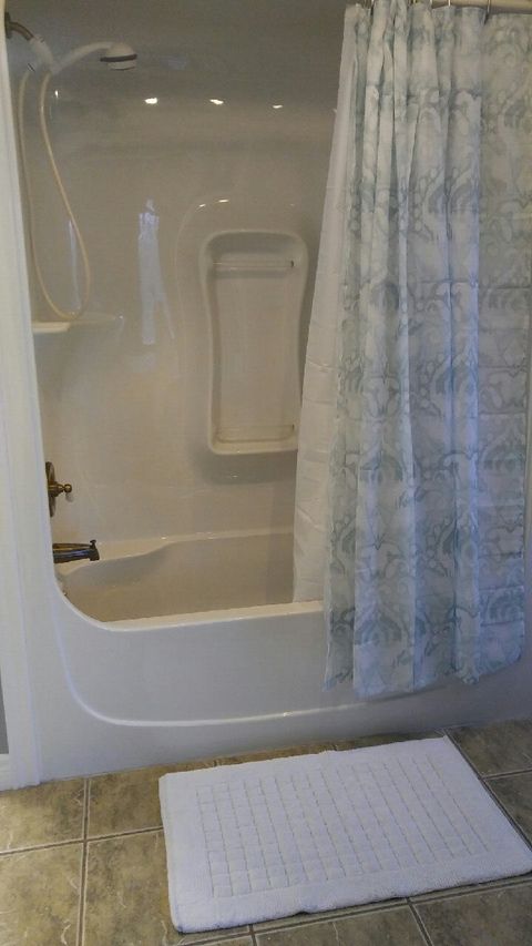 Bathtub Shower in Main Bathroom (Upstairs)