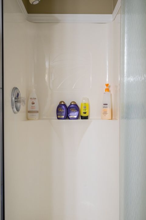 Shower in Basement Bathroom