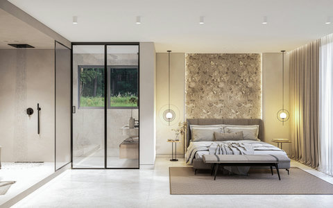 This is a render – the property will match this design by May 1