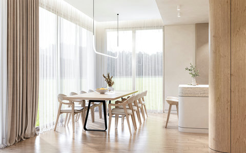 This is a render – the property will match this design by May 1