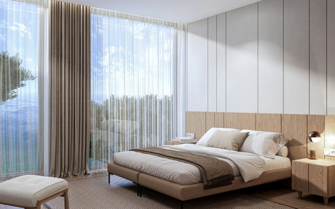 This is a render – the property will match this design by May 1