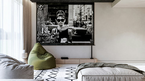 This is a render – the property will match this design by May 1