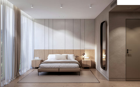 This is a render – the property will match this design by May 1