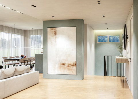 This is a render – the property will match this design by May 1