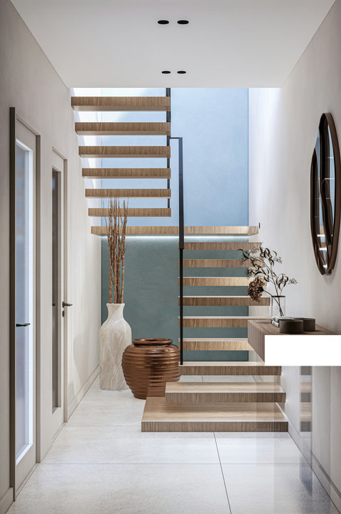 This is a render – the property will match this design by May 1