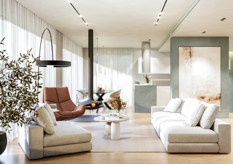 This is a render – the property will match this design by May 1