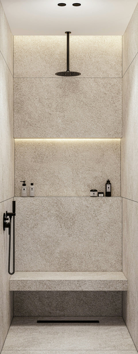 This is a render – the property will match this design by May 1