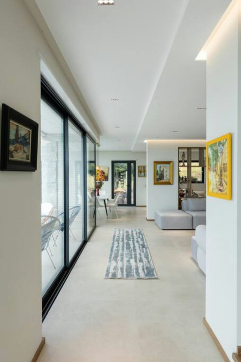 Living room and dining area