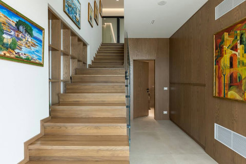 Stairs leading to first floor