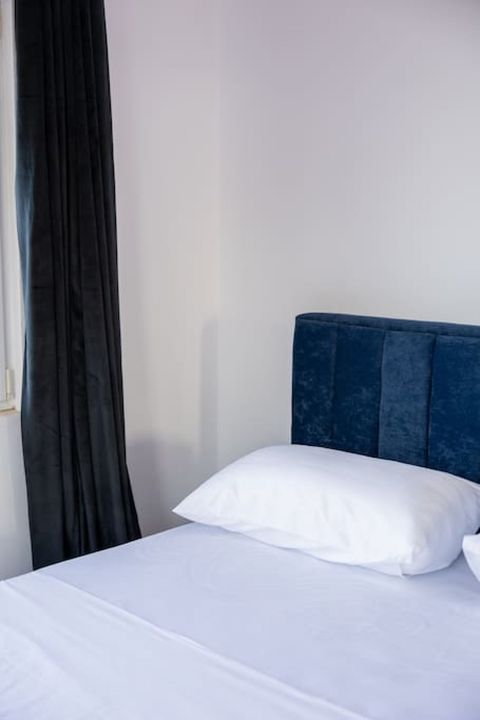 Bedroom 1 with a double bed (Ground floor)