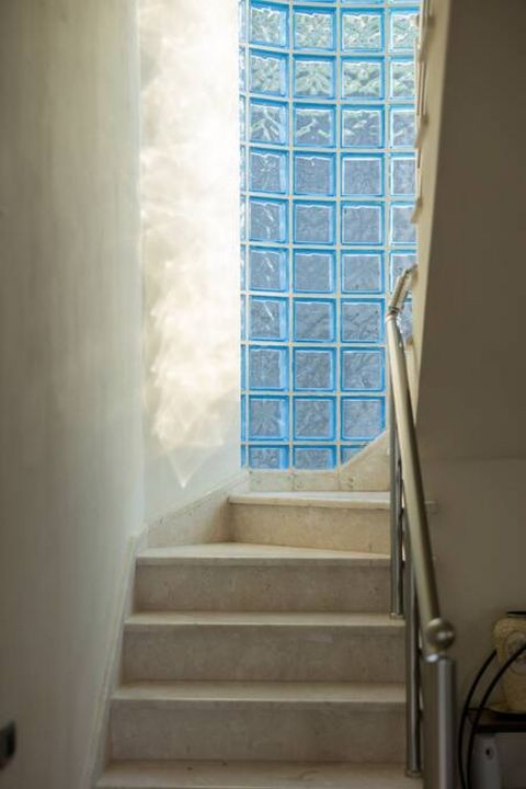 Stairs leading to the first floor