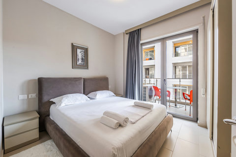 Bedroom 1 with a double bed