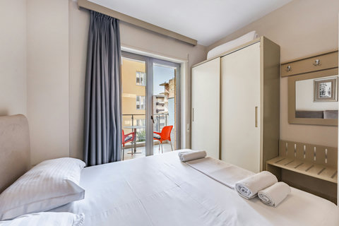 Bedroom 1 with a double bed