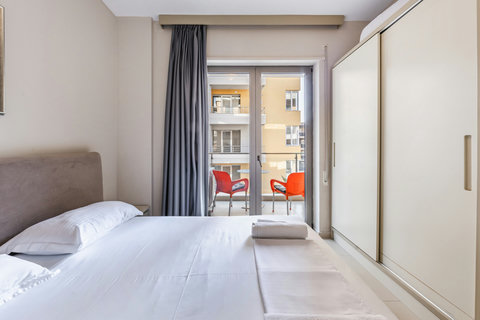 Bedroom 1 with a double bed