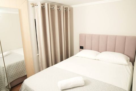 Bedroom 1 with a double bed (King size | first floor)