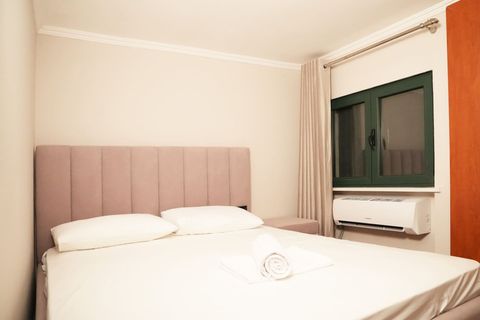 Bedroom 1 with a double bed (King size | first floor)