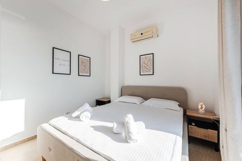 Bedroom 1 with a double bed