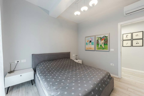 Bedroom with a double bed (King size)