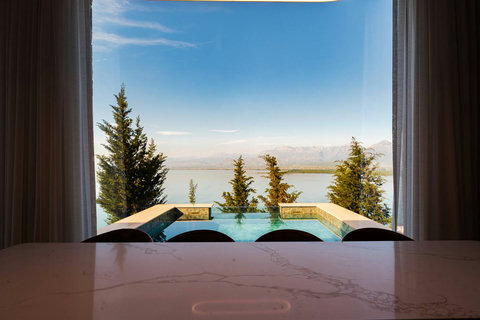 View from the dining area