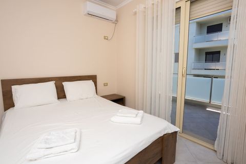 Bedroom 1 with a double bed