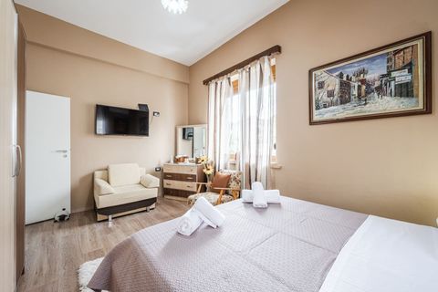 Bedroom with a double bed