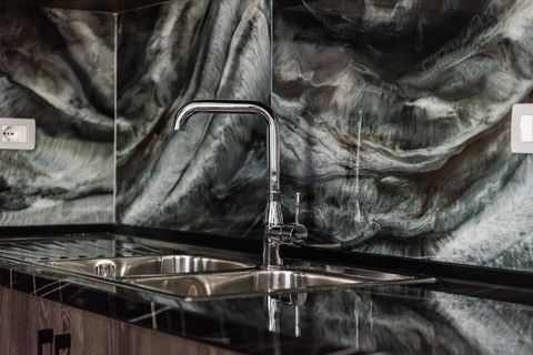 Fully-equipped kitchen details