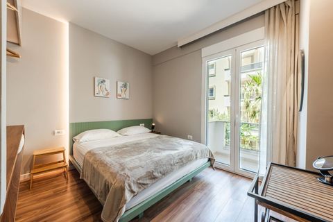 Bedroom with a double bed