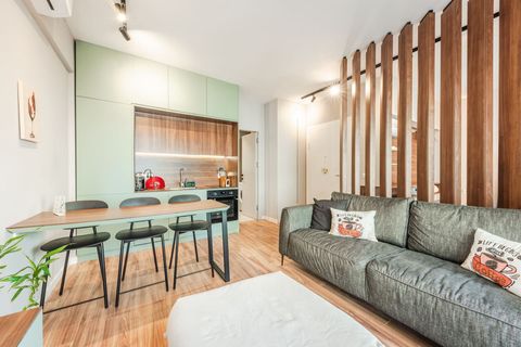 Living room and dining area