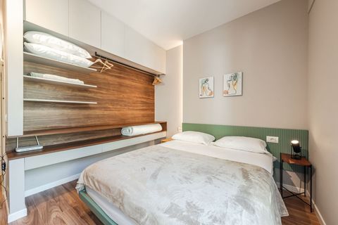 Bedroom with a double bed