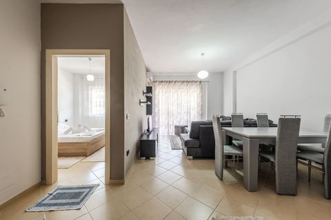 Living room and dining area