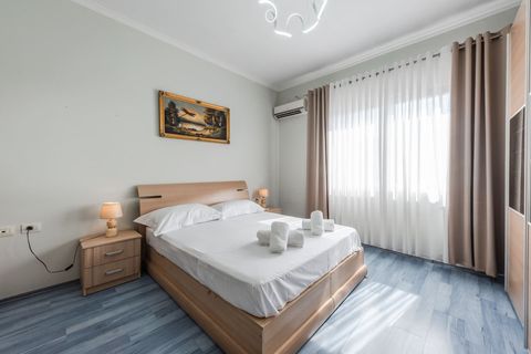 Bedroom 1 with a double bed