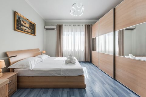 Bedroom 1 with a double bed