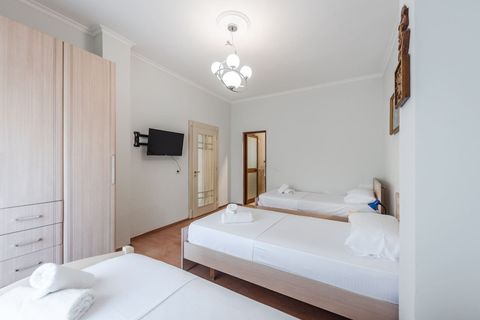 Bedroom 2 with three single beds