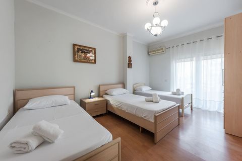 Bedroom 2 with three single beds