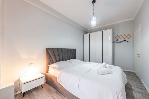 Bedroom with a double bed